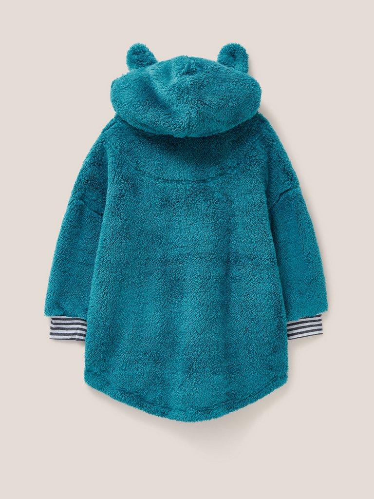 Cosy Hoodie in MID TEAL - FLAT BACK