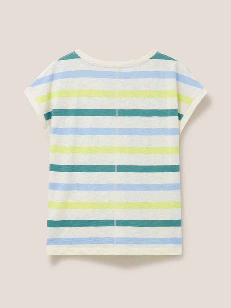 NELLY NOTCH NECK in WHITE MLT - FLAT BACK