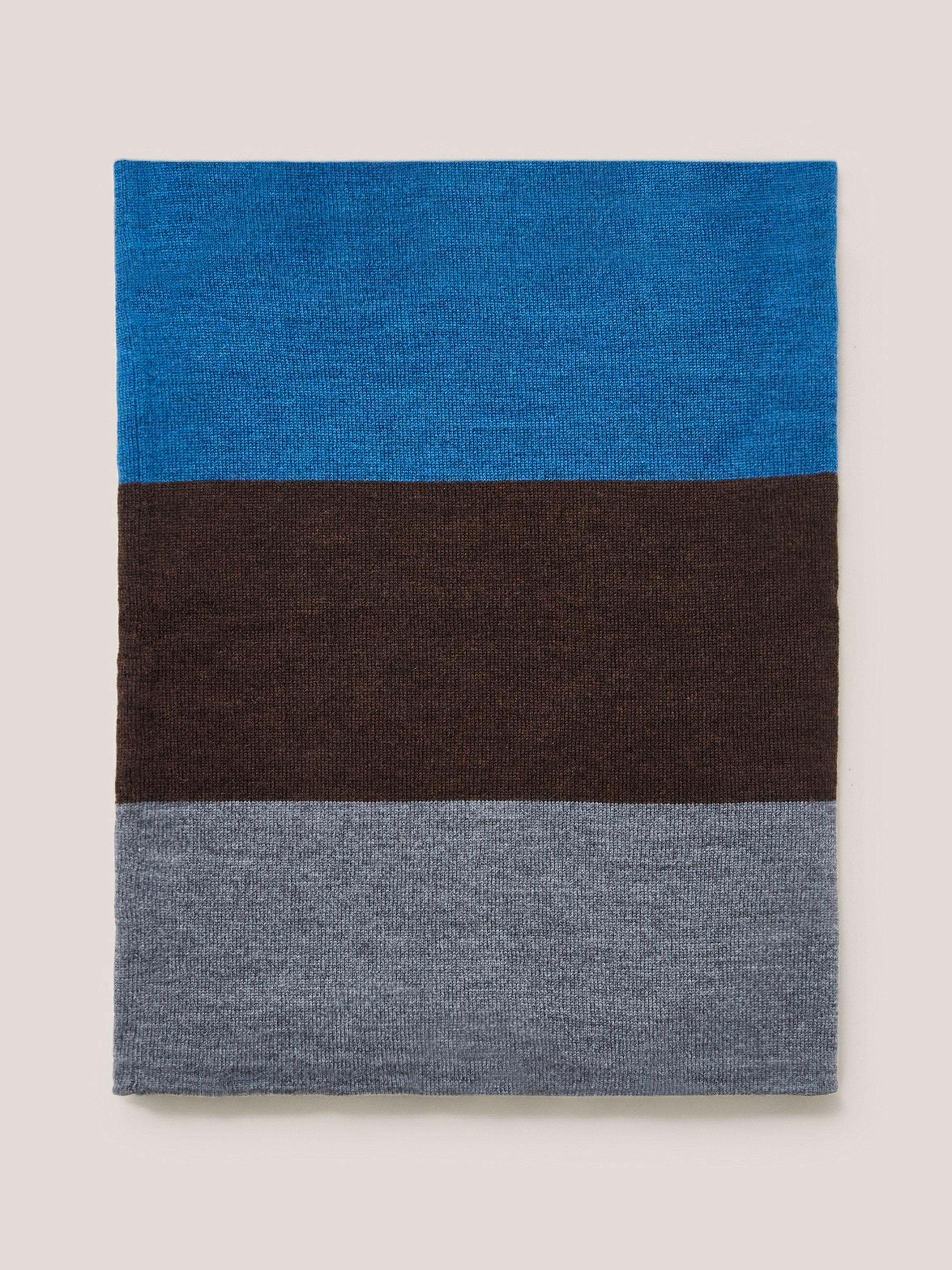 VOILE SNOOD NAVY GREY