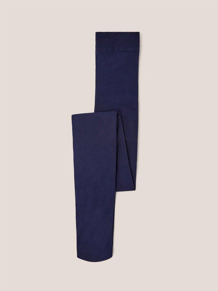 Orla 40 Denier tights in DARK NAVY - FLAT BACK