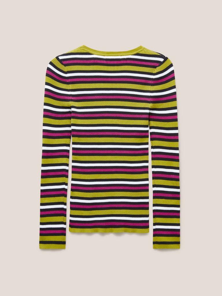 RIB STRIPE JUMPER in PINK MULTI | White Stuff