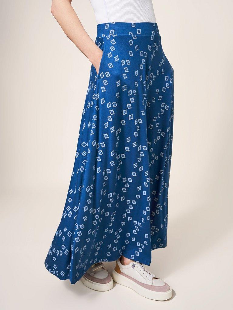 Jersey maxi skirt navy hotsell