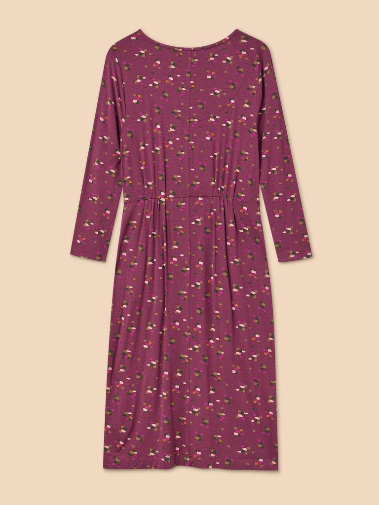 Tallie Midi Dress in PURPLE PR - FLAT BACK
