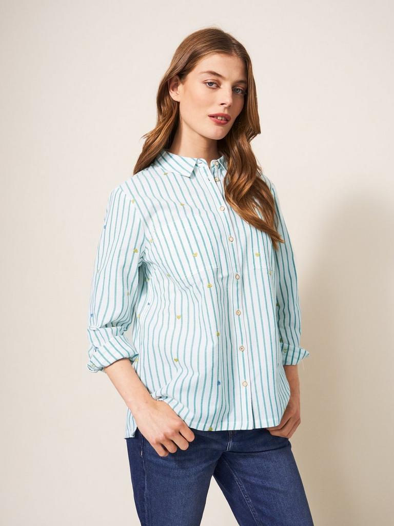 Sophie Shirt in GREEN MLT - LIFESTYLE