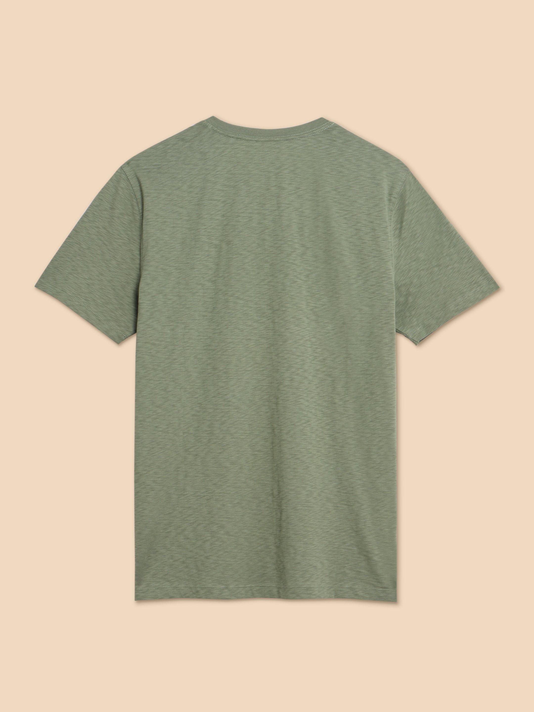 Ride Graphic Tee in GREEN PR - FLAT BACK