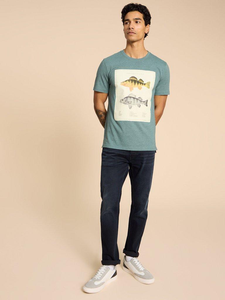 Fish Diagram Graphic Tee in BLUE PR - LIFESTYLE