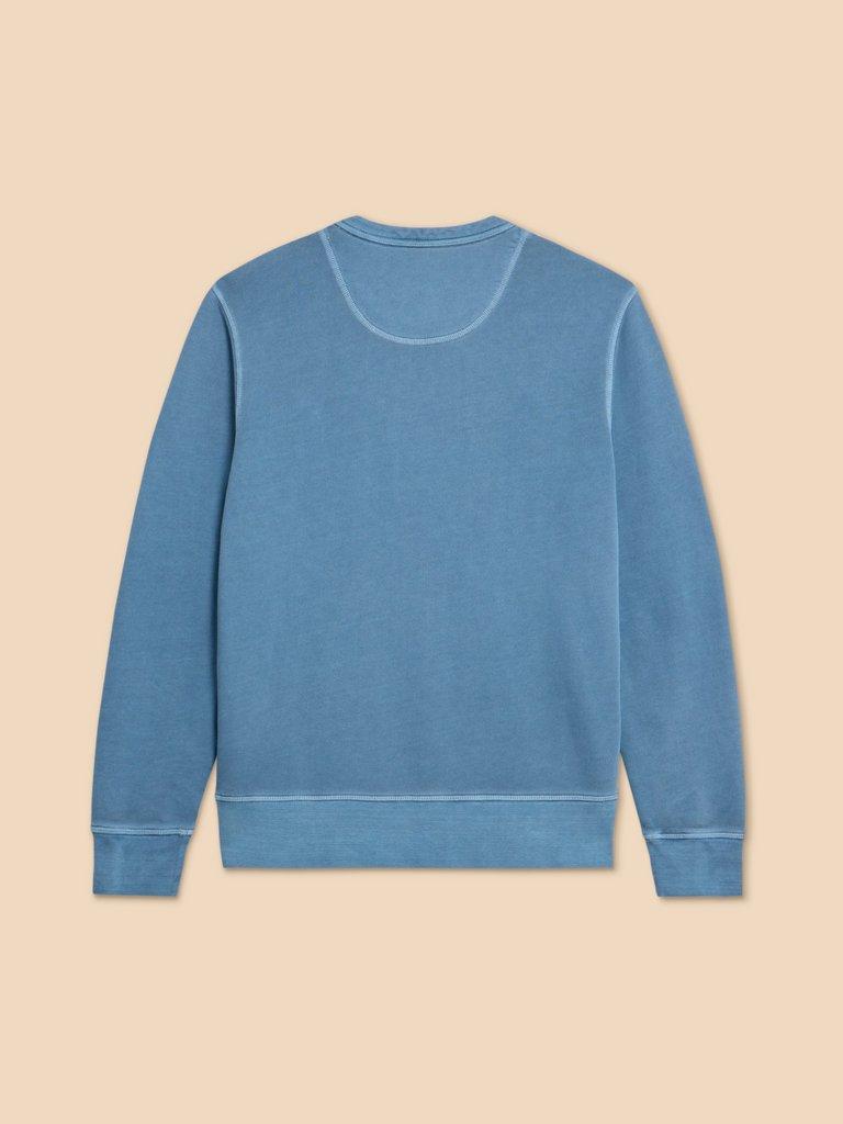 Crew Neck Sweat in MID BLUE | White Stuff