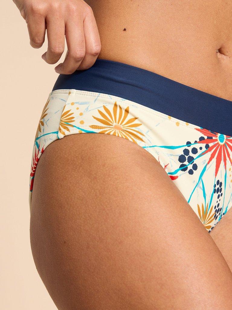 Valley Bikini Bottom in IVORY MLT - MODEL DETAIL