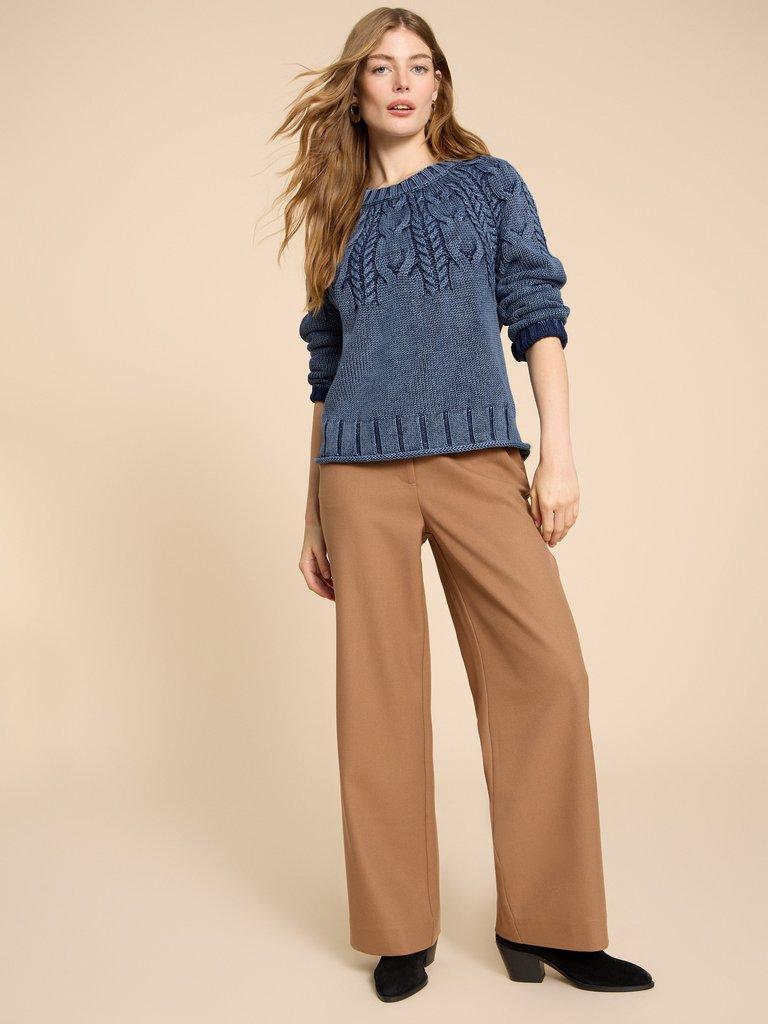 MIA CABLE JUMPER  in INDIGO BLE - LIFESTYLE