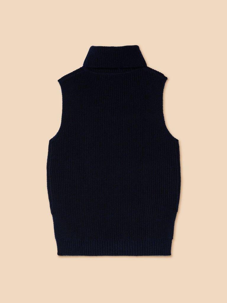 TRIXIE TANK in FR NAVY - FLAT BACK