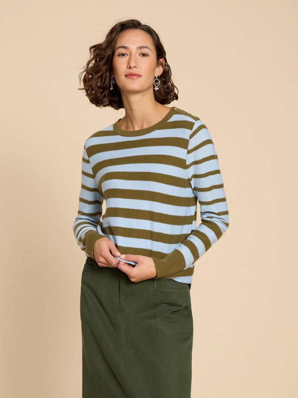 EMMA JUMPER in BLUE MLT - LIFESTYLE