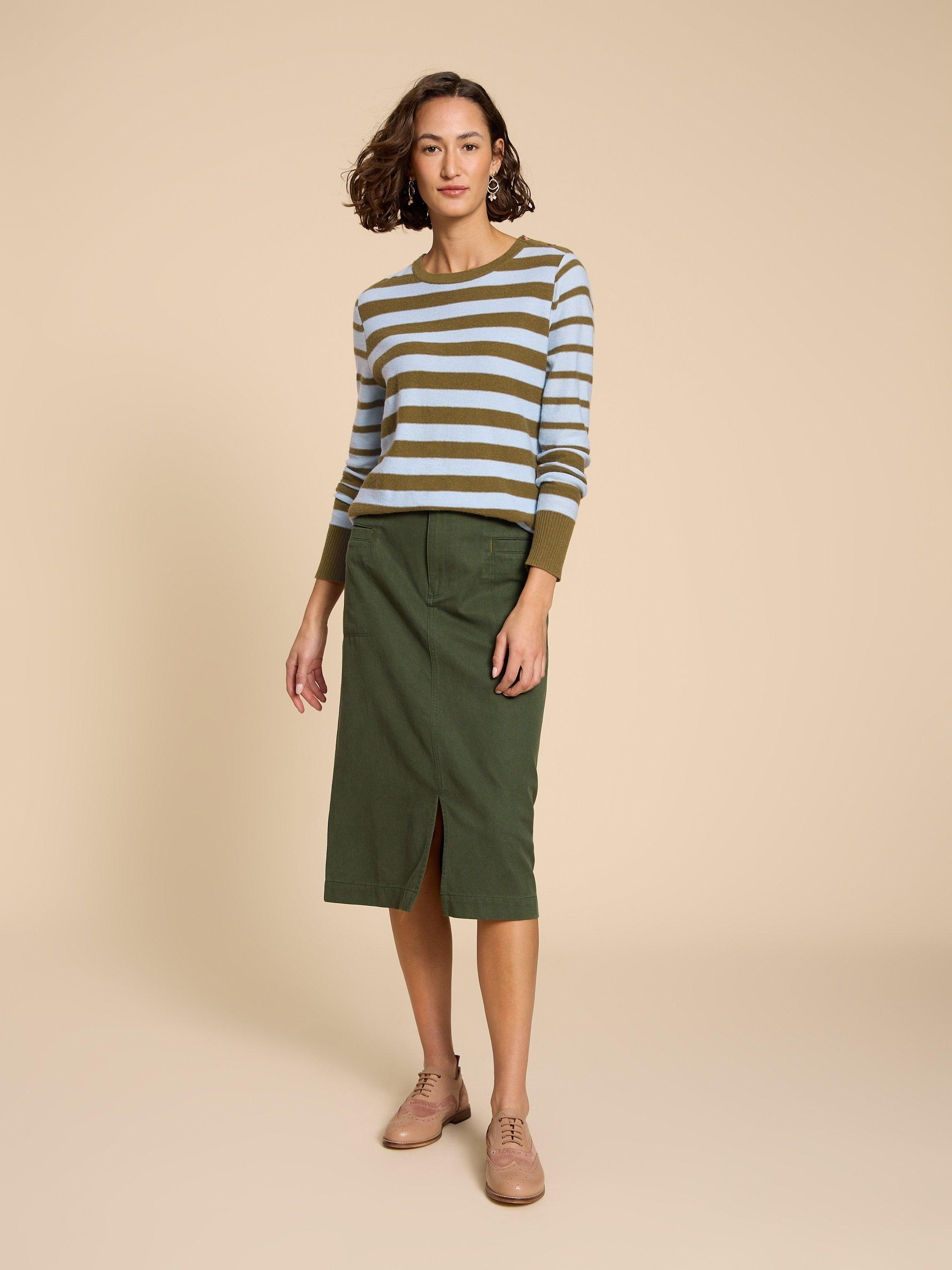 EMMA JUMPER in BLUE MULTI White Stuff