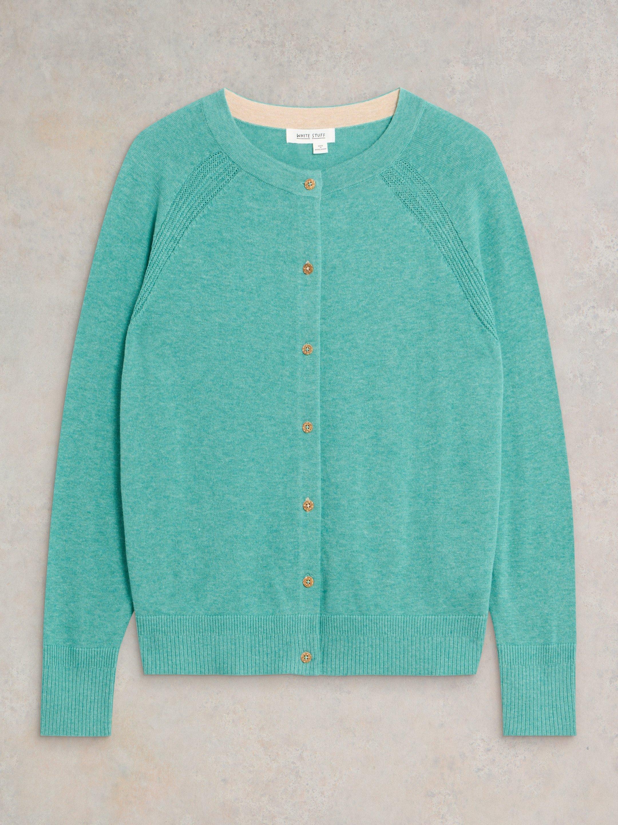 Teal on sale sweater cardigan