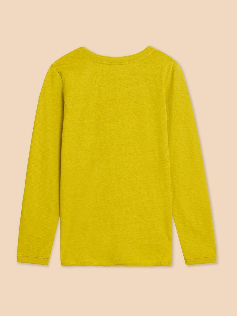 CLARA LS TEE in DP YELLOW - FLAT BACK