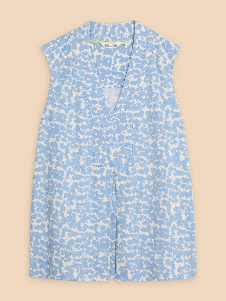 CELIA SHIRT in BLUE PR - FLAT FRONT