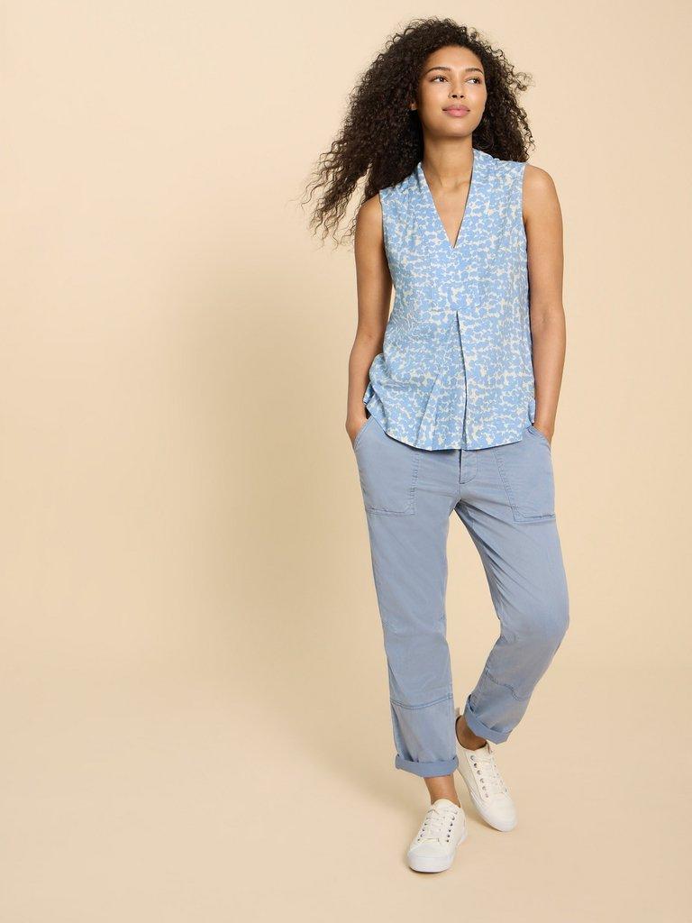 CELIA SHIRT in BLUE PR - LIFESTYLE