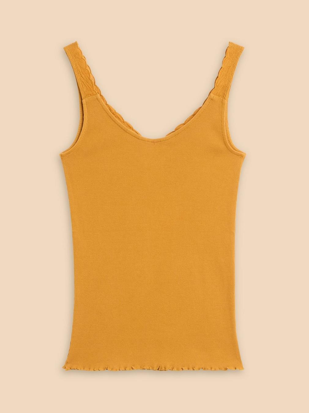 SEABREEZE VEST in MID ORANGE - FLAT BACK