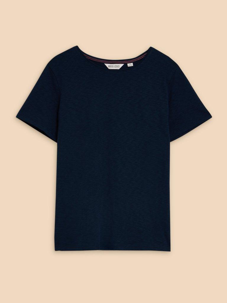 ABBIE TEE in DARK NAVY - FLAT FRONT