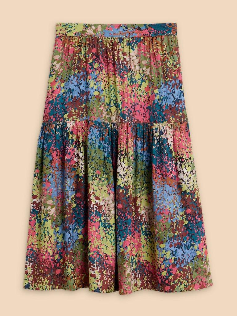 Jamima Eco Vero Skirt in PINK MULTI | White Stuff