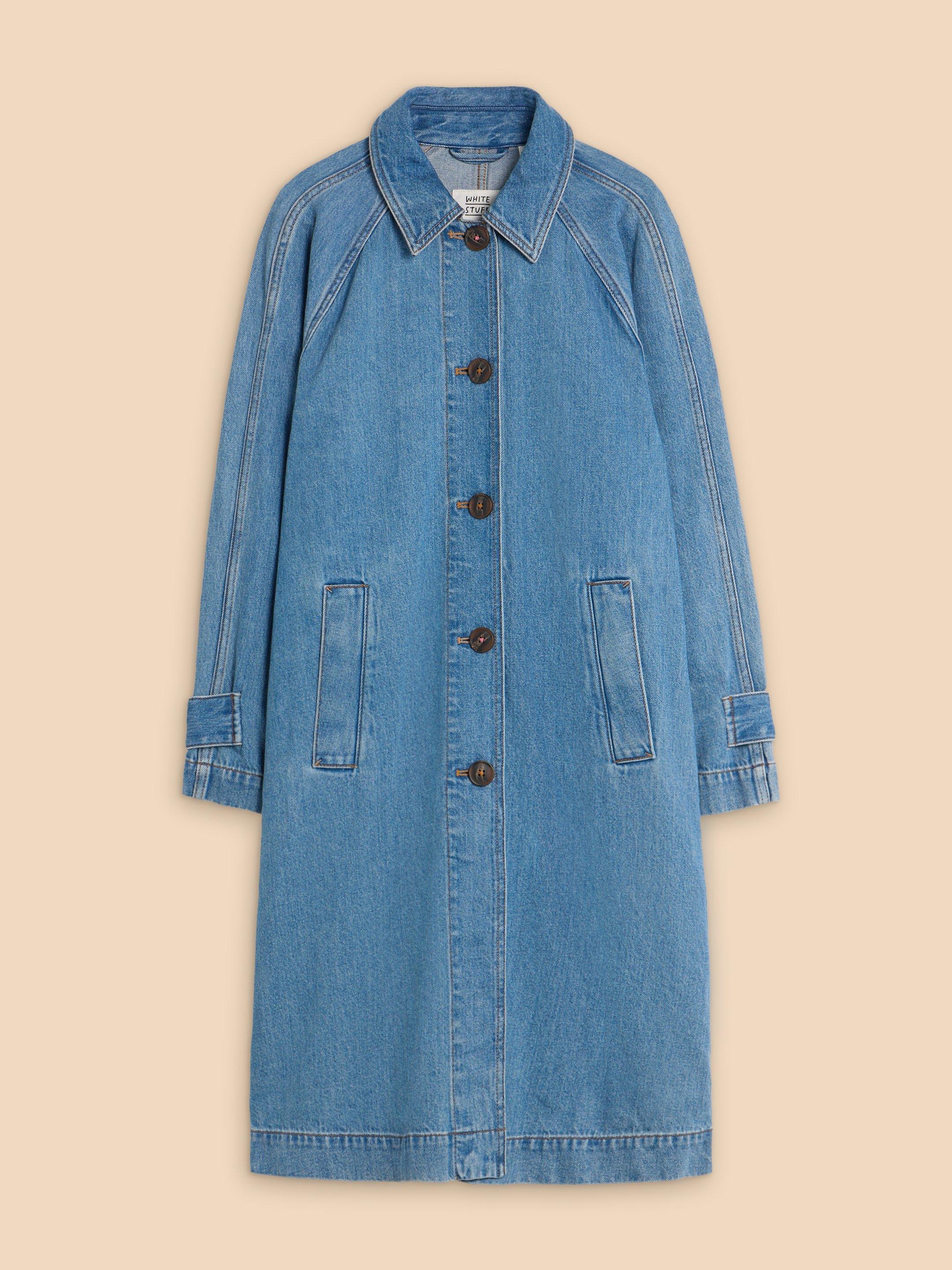 Long hotsell jean coat