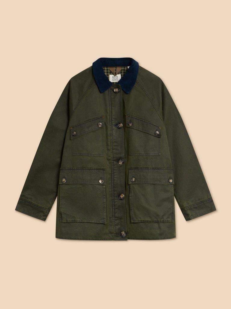 Barbour harriet waxed hot sale cotton jacket