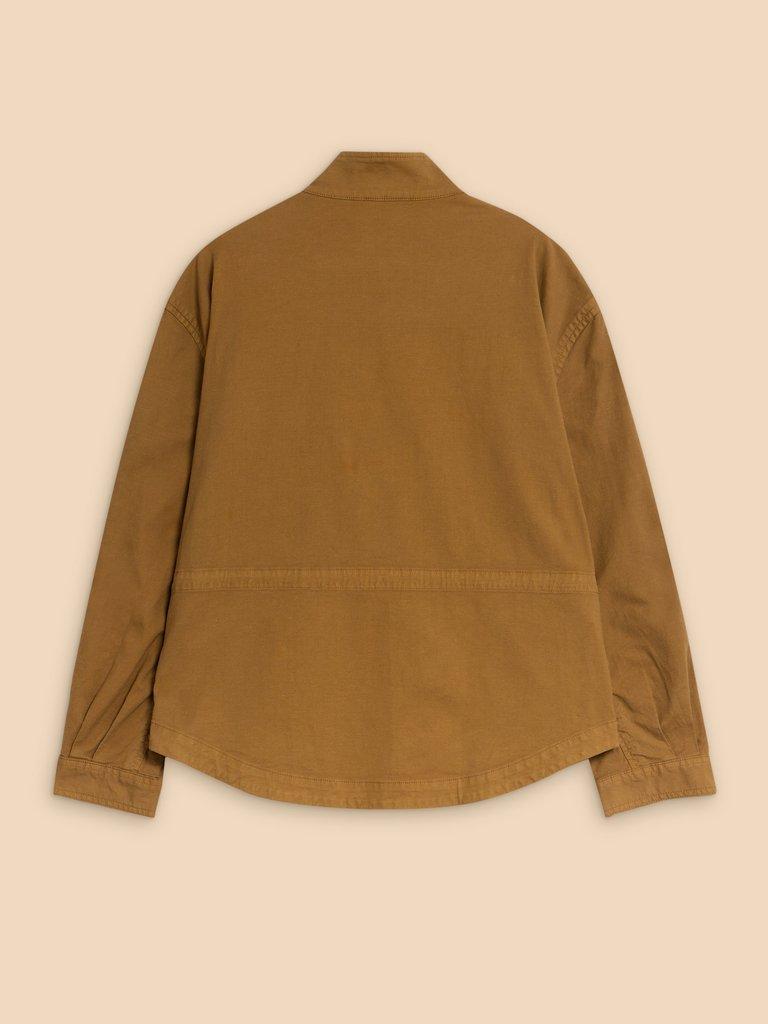 Harriet Cotton Jacket in KHAKI GREEN | White Stuff