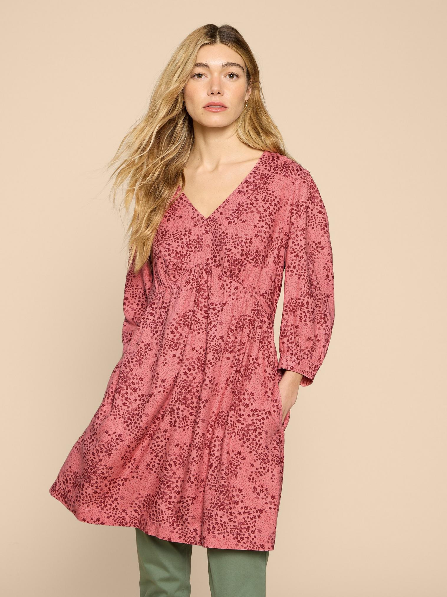 Lucy Eco Vero Tunic in PINK MLT - LIFESTYLE