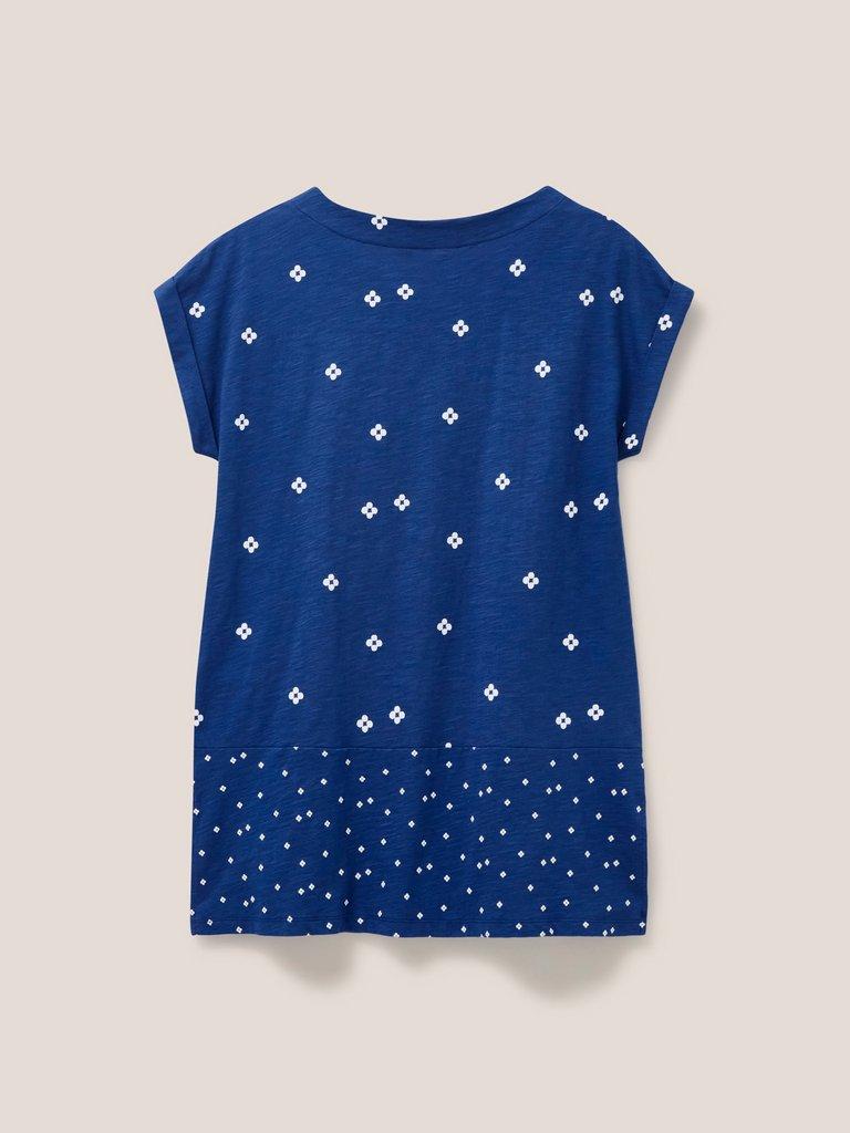 CARRIE TUNIC in NAVY PR - FLAT BACK