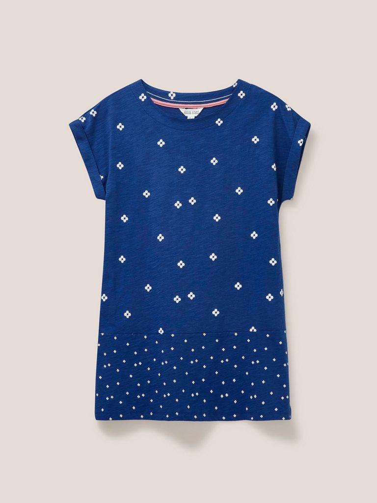 CARRIE TUNIC in NAVY PR - FLAT FRONT