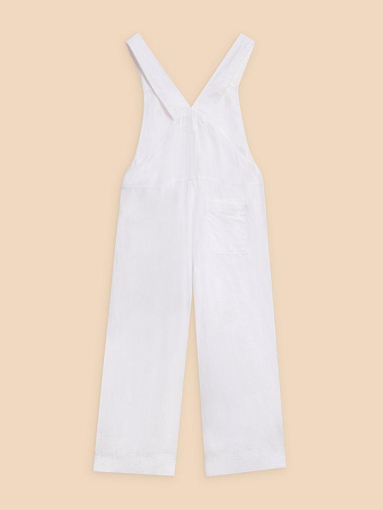 Linen Overall, Natural, Crop