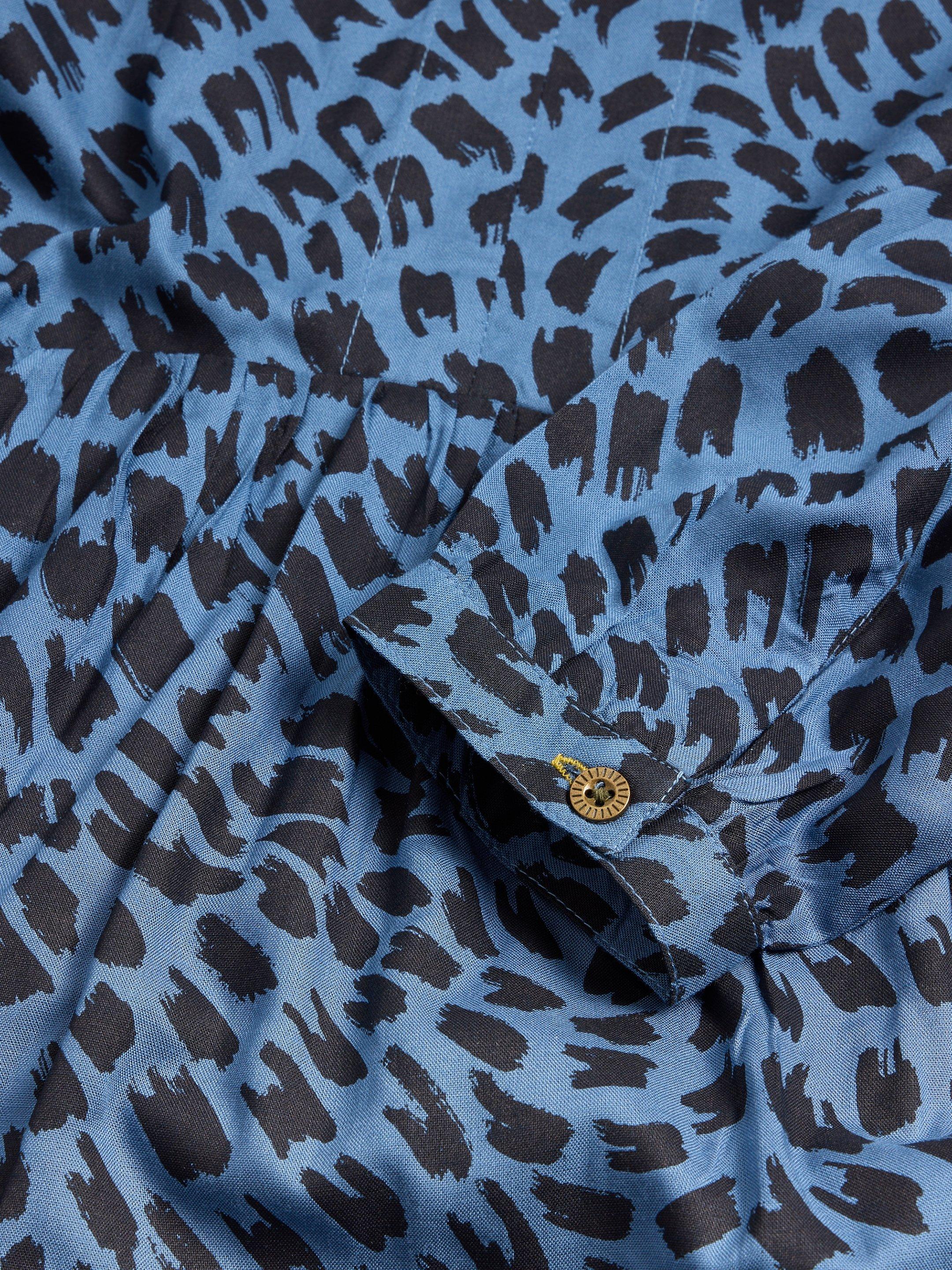 Penelope Eco Vero Print Dress in BLUE PR - FLAT DETAIL