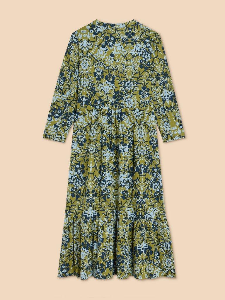 Naya Print Jersey Dress in GREEN PRINT | White Stuff