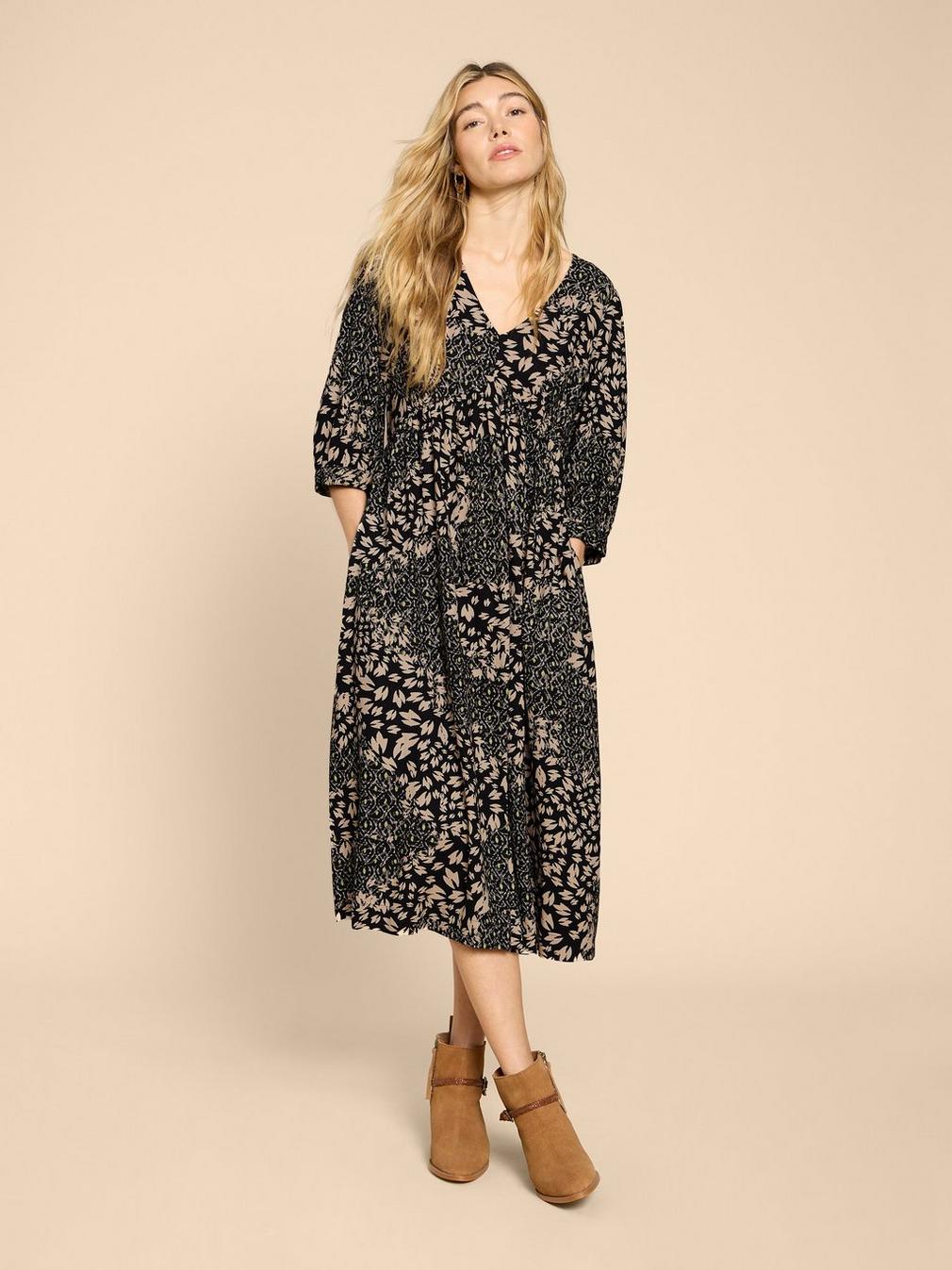 Lucy Eco Vero Dress in BLK PR - LIFESTYLE