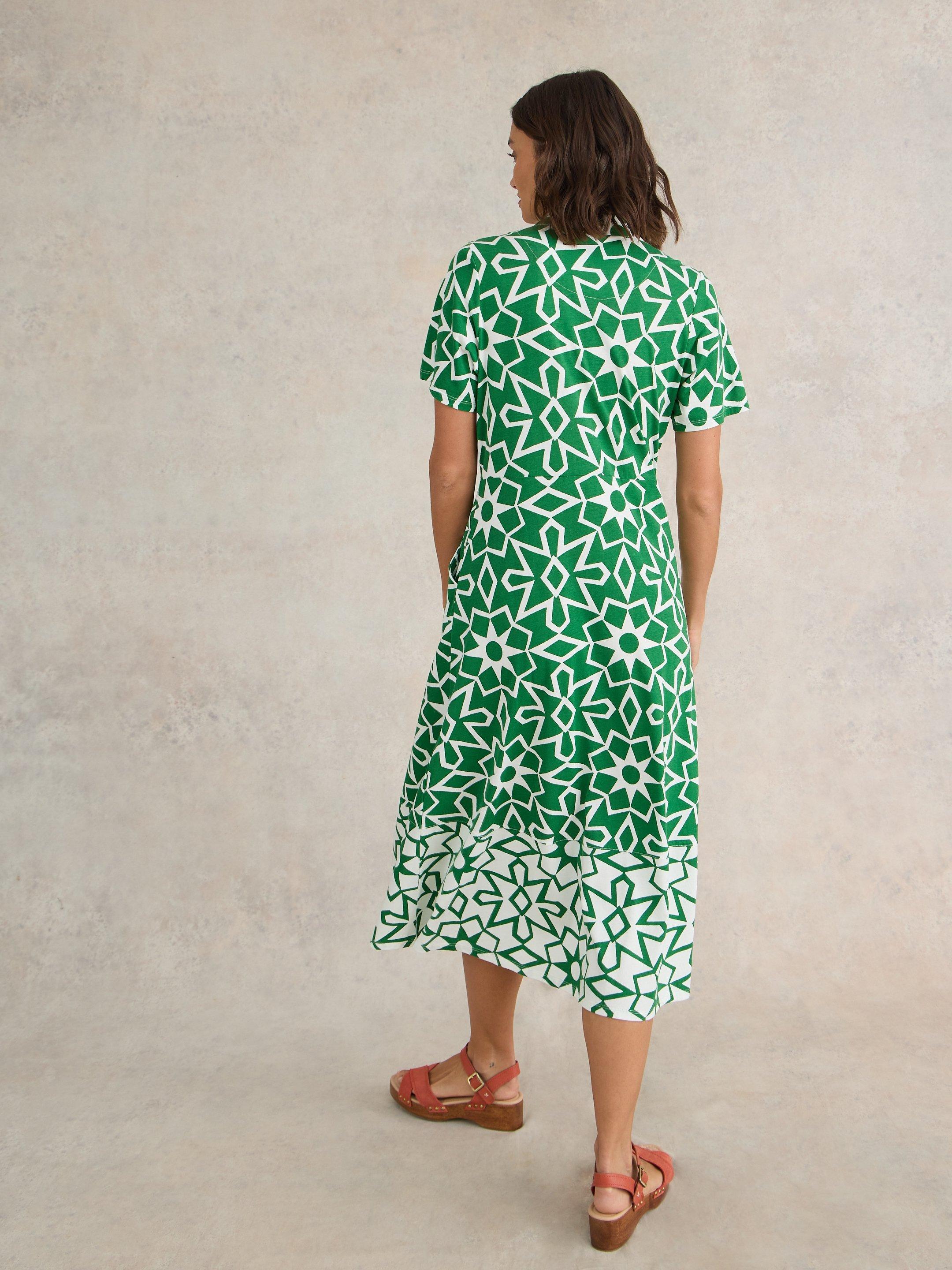 Ruka Dress - Pine Green