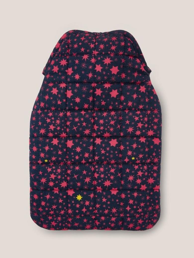 White Stuff Hot Water Bottle Reversible Soft Cotton Cover with Two