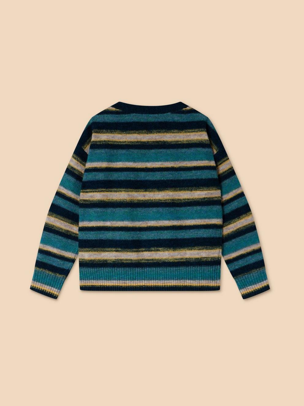 SICILY JUMPER in BLUE MLT - FLAT BACK