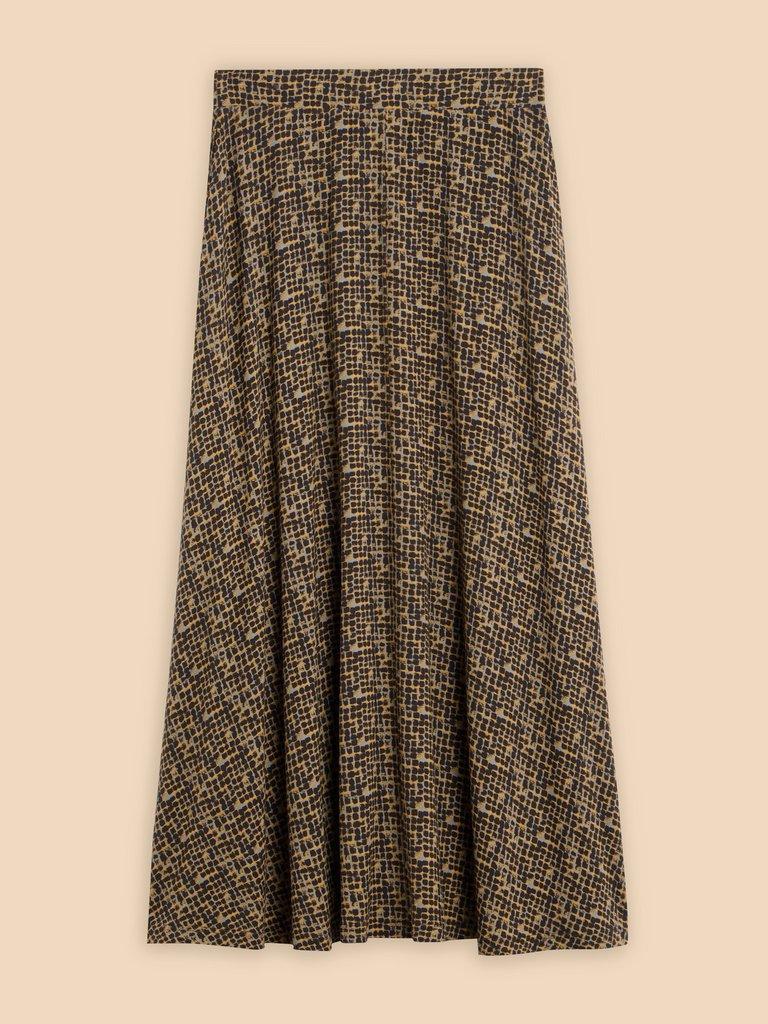 Jada Eco Vero Skirt in BLACK PRINT | White Stuff