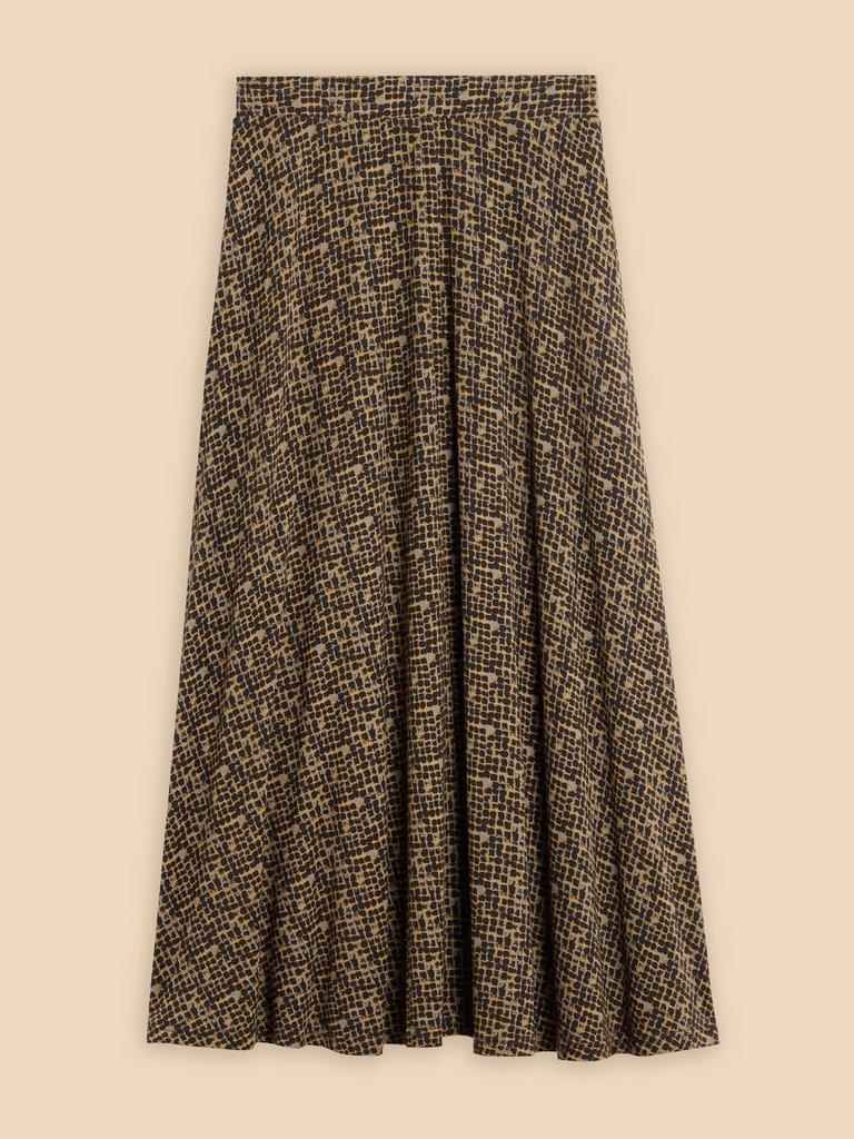 Jada Eco Vero Skirt in BLACK PRINT | White Stuff