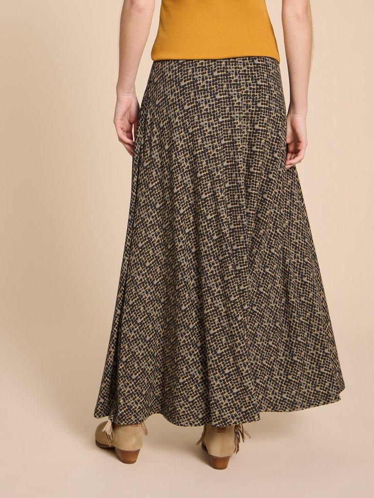 Jada Eco Vero Skirt in BLACK PRINT