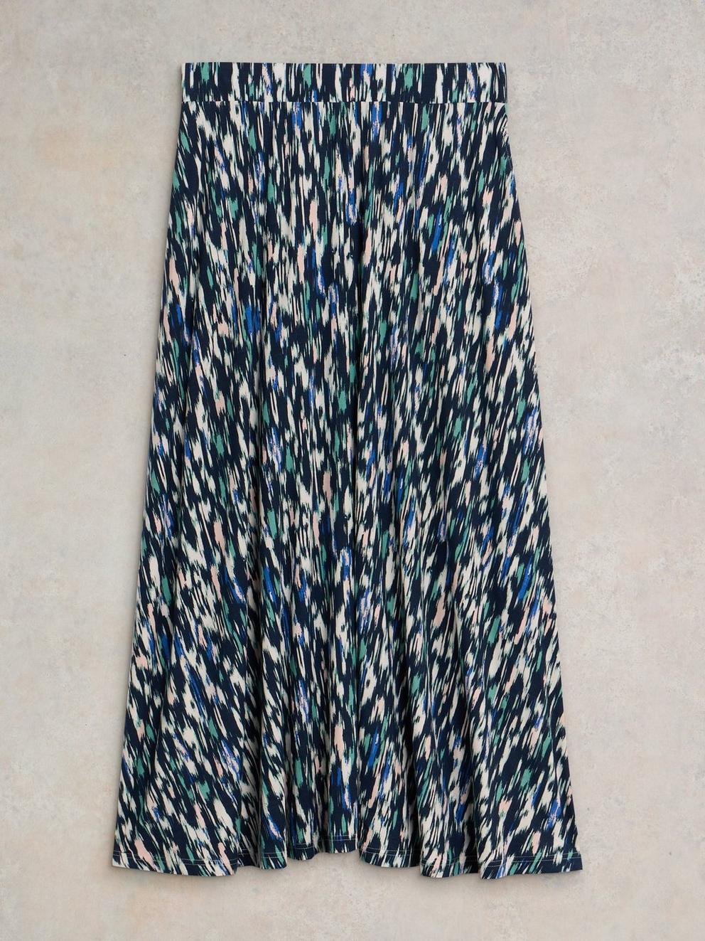 Jada Eco Vero Skirt in NAVY PR - FLAT FRONT