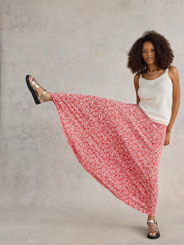 Jada Eco Vero Skirt in RED PR - LIFESTYLE