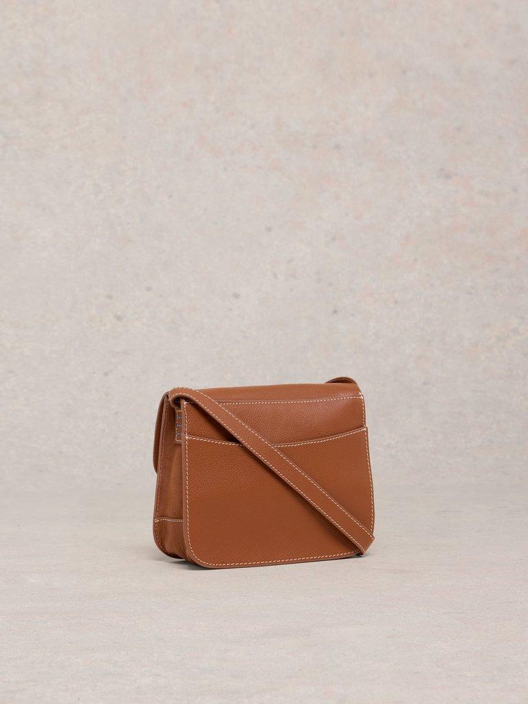 Evie leather 2025 crossbody bag