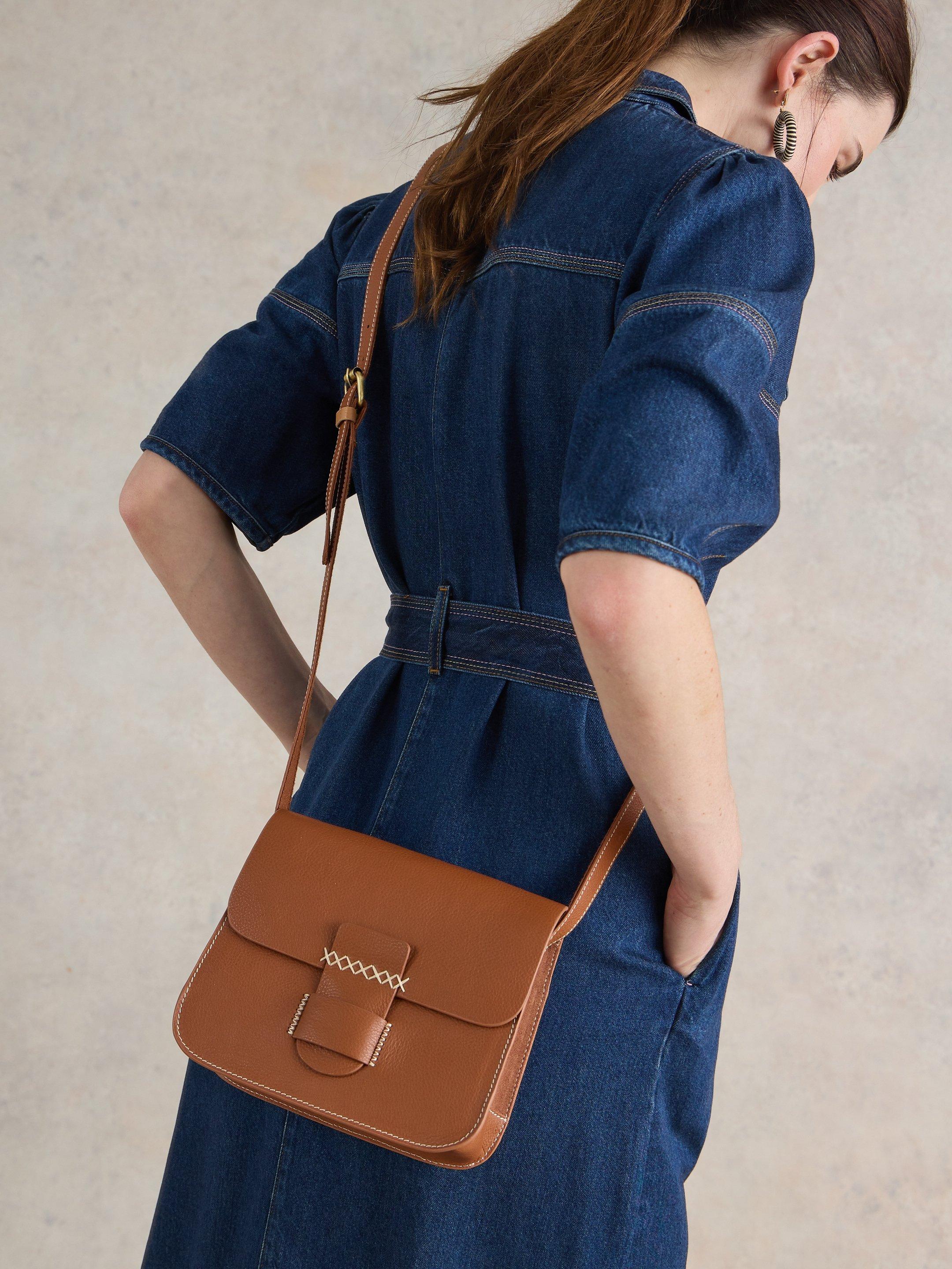 Evie leather sale crossbody bag