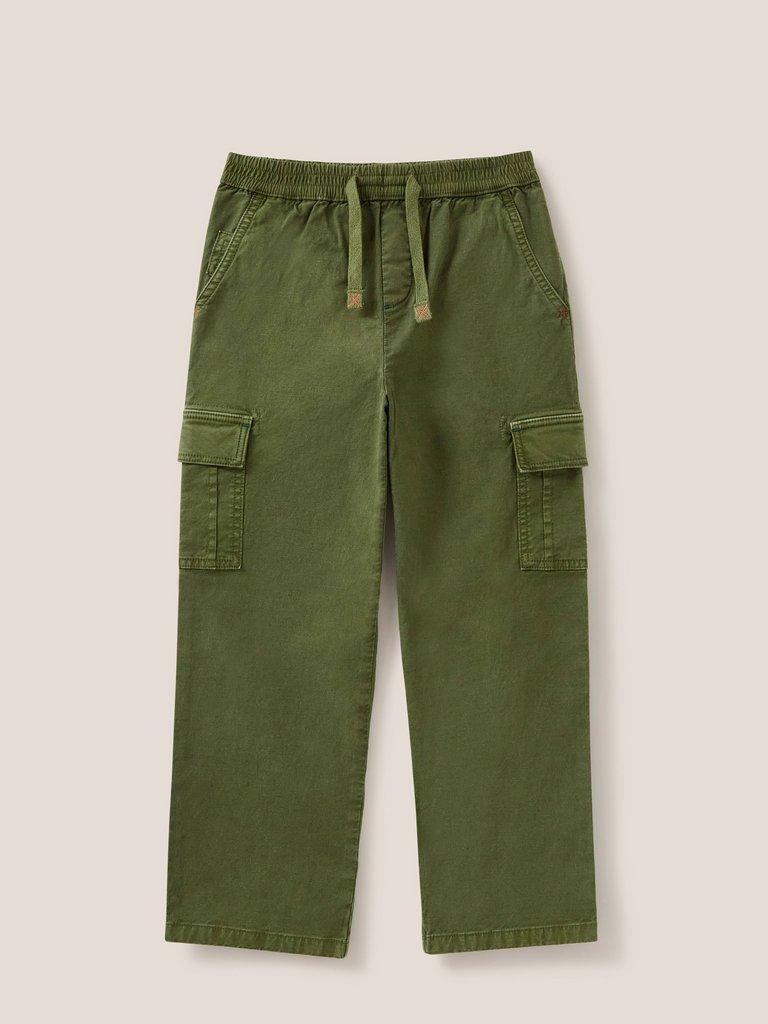 Cargo Trouser in DARK GREEN | White Stuff