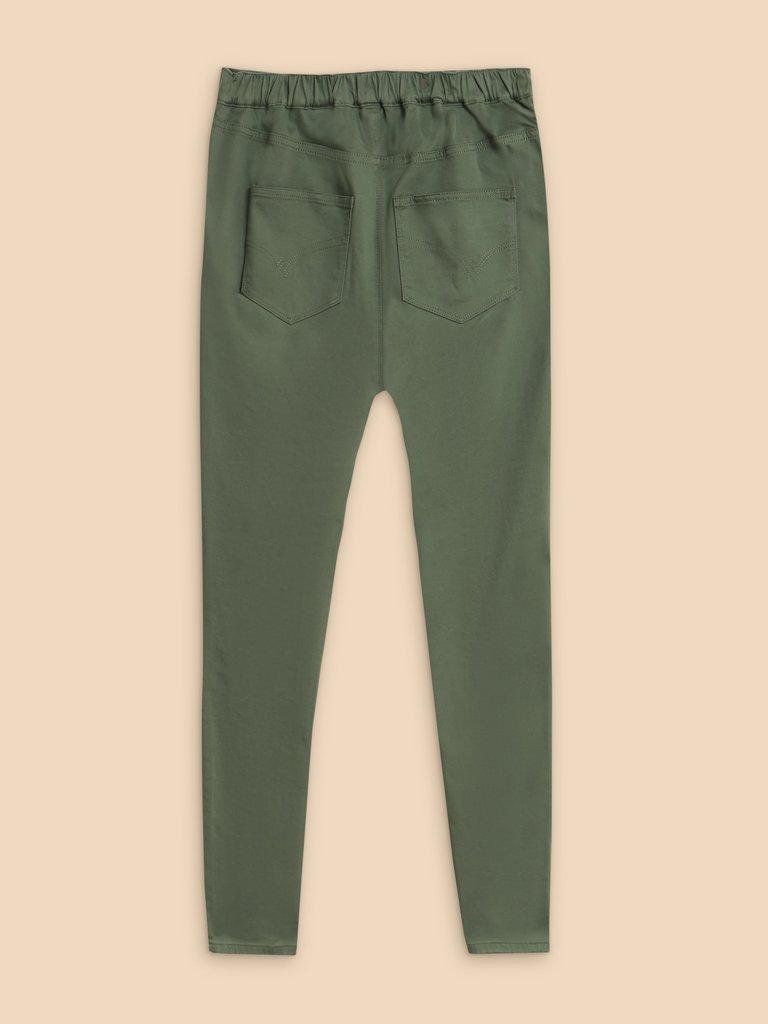 Janey Jegging in MID GREEN - FLAT BACK