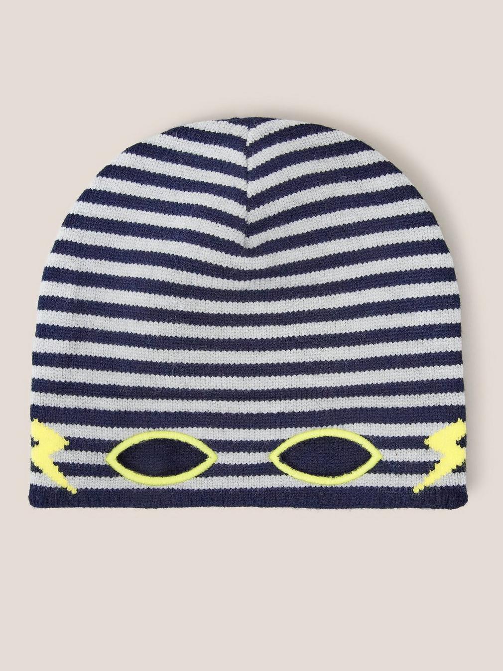 Superhero Mask Hat in DARK NAVY - FLAT FRONT