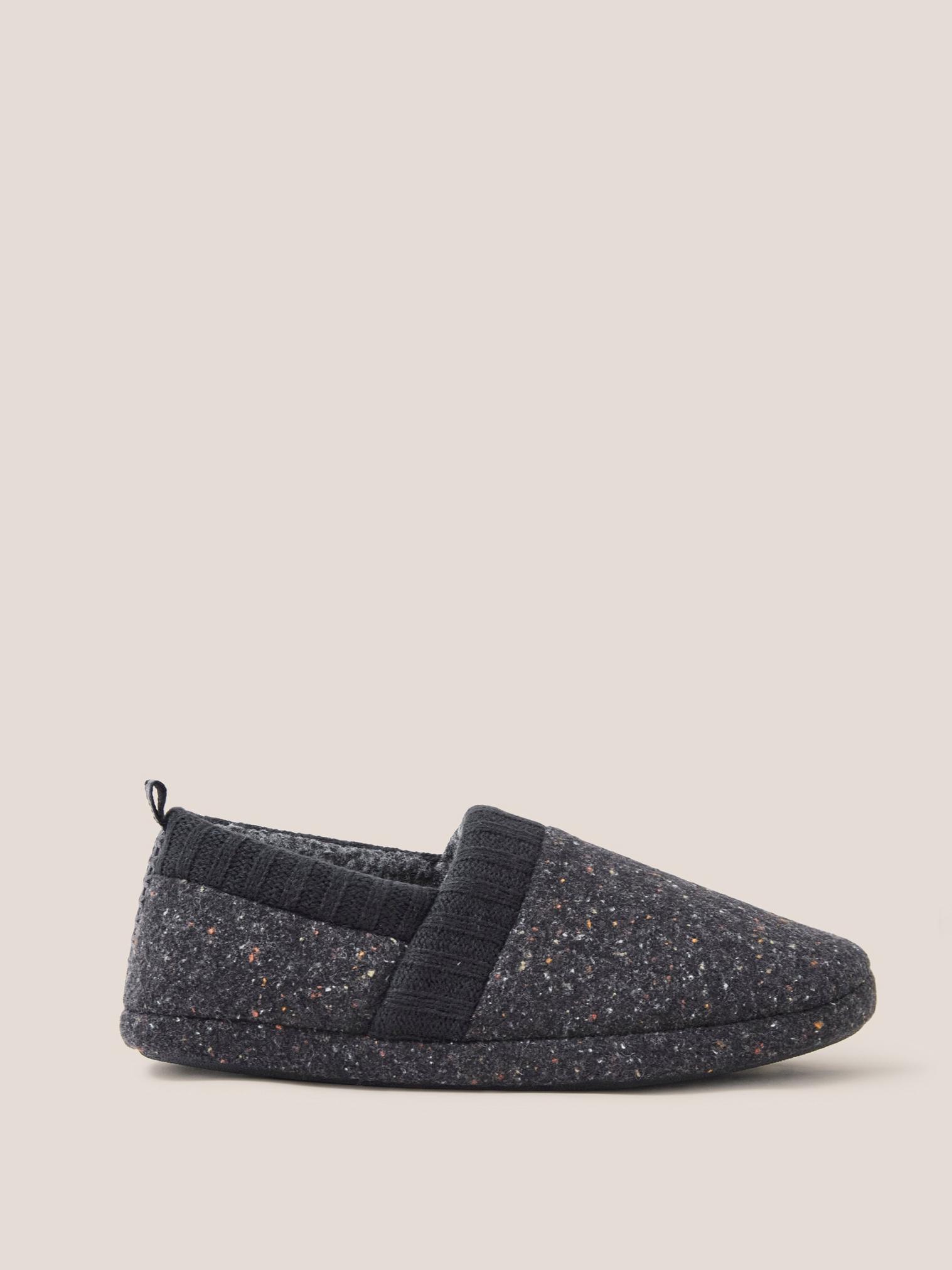 Neppy Closed Back Slipper in CHARCOAL GREY White Stuff