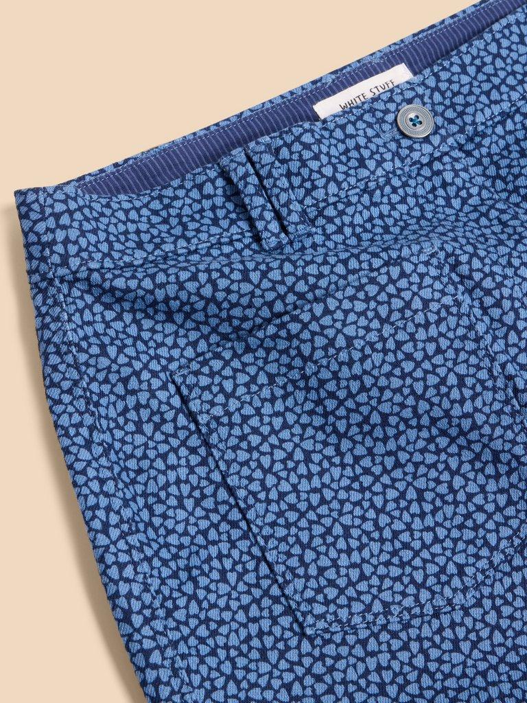 Melody Twill Skirt in BLUE PR - FLAT DETAIL