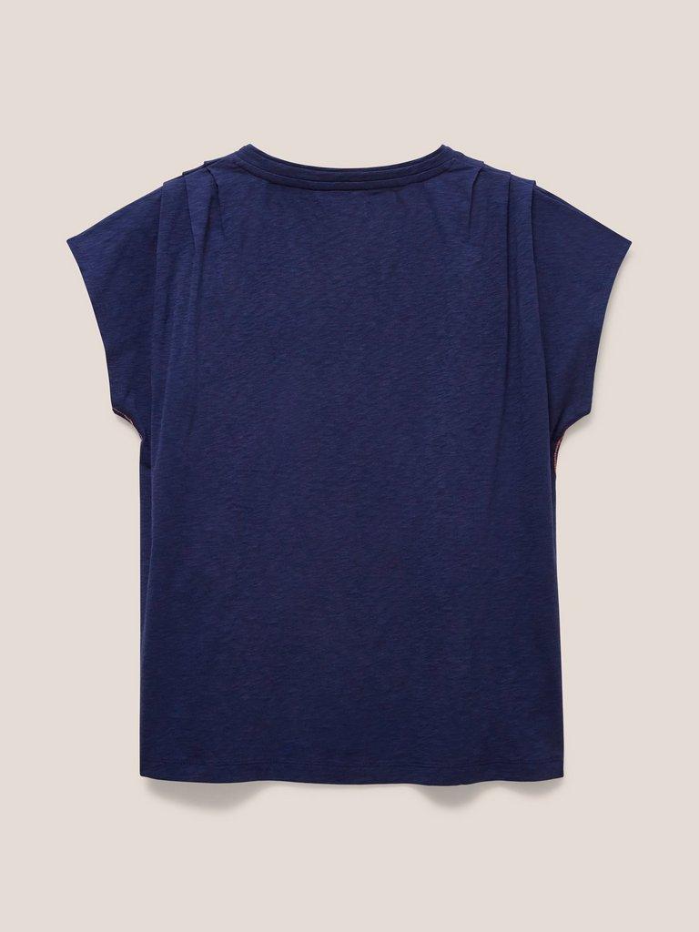 Sia Modern Tee in DARK NAVY - FLAT BACK