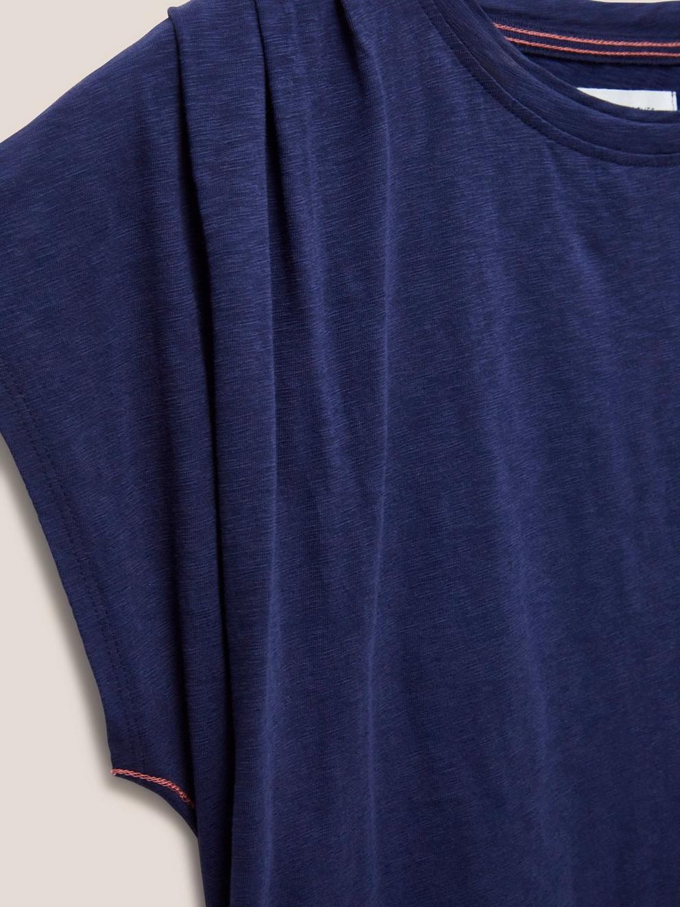 Sia Modern Tee in DARK NAVY - FLAT DETAIL